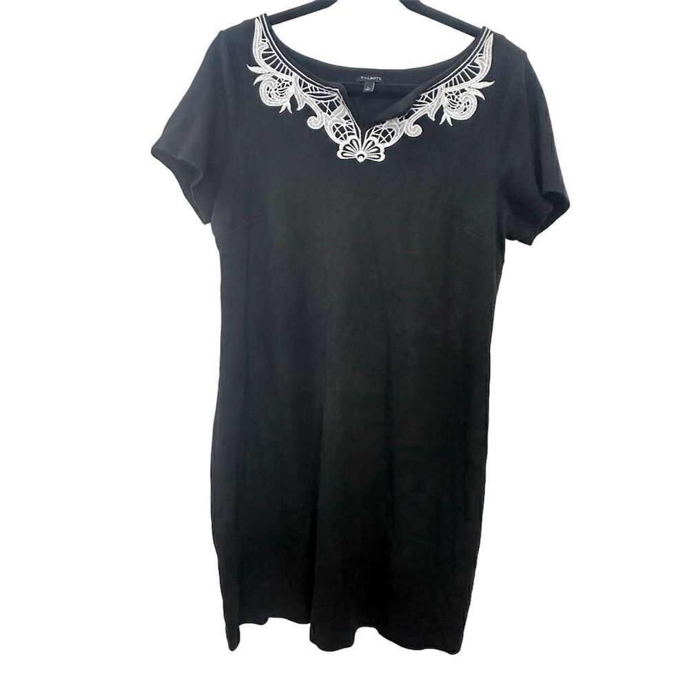 Talbots Women's Black Knee Length Dress